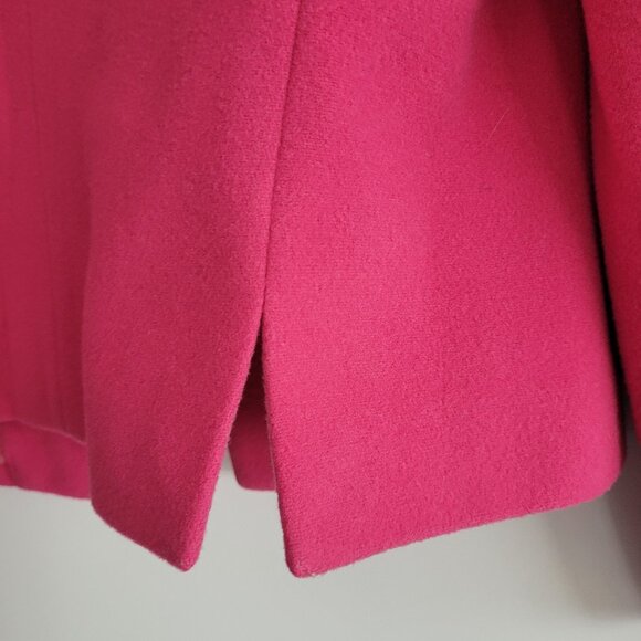 Attractive pink wool open front jacket - Picture 2 of 5